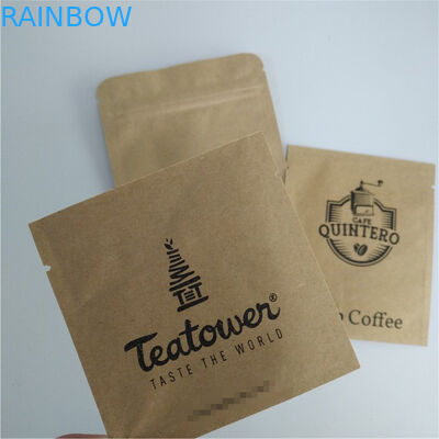 Hot Stamping Foil Coffee Customized Paper Bags Doypack Biodegradable Gravure Printing