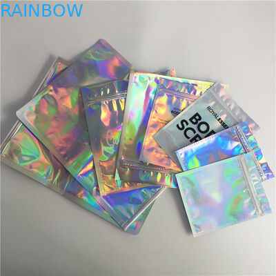 Food Grade Foil Pouch Packaging Variety Custom Printing Plastic Hologram Bags