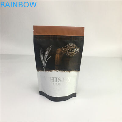 Laminated Aluminum Foil k Stand Up Pouches , Sealed Plastic Bags  With Valve