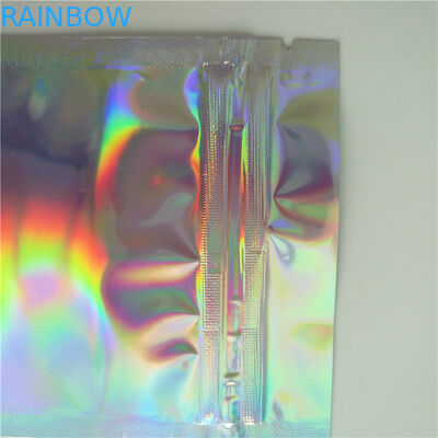 Stand Up Cosmetic Pouch Makeup Bag Fashion Clear Shinny Bag Pouch Holographic Hologram Cosmetic Bags