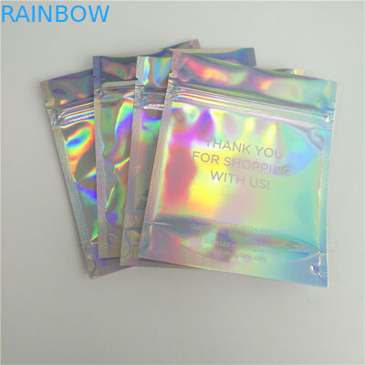 Stand Up Cosmetic Pouch Makeup Bag Fashion Clear Shinny Bag Pouch Holographic Hologram Cosmetic Bags