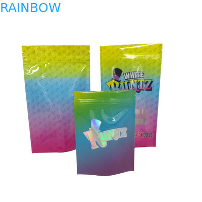 Smell Proof Zip Lock Snack Packaging Bags , Laminated Custom Printed Snack Bags