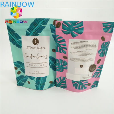 Plastic bags stand up zipper pouch custom printed bag coffee food runtz packaging matt glossy moisture