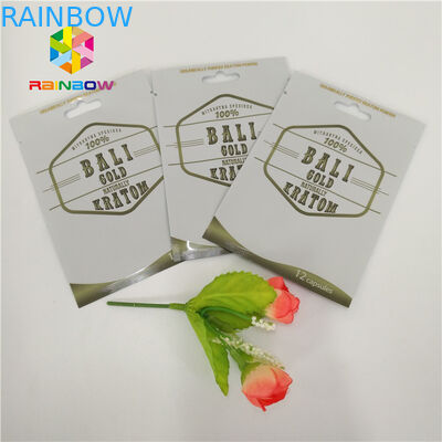 Herbal Capsule Aluminum Foil Packaging 3g 5g 10g Moisture Pouch Customized Size
