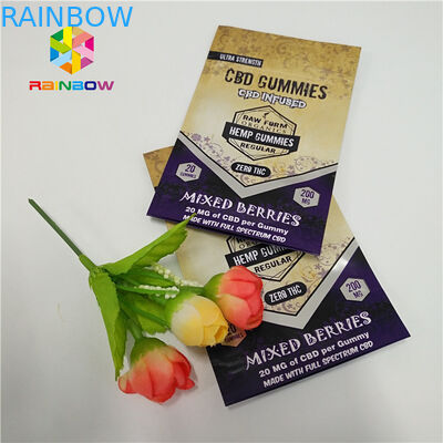 Herbal Capsule Aluminum Foil Packaging 3g 5g 10g Moisture Pouch Customized Size