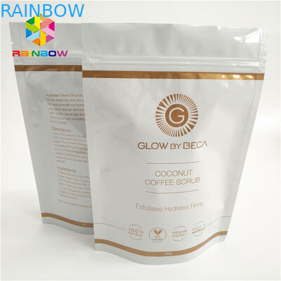 Laminated foil bas zipper bag stand up pouch packaging custom printed plastic bags coffee pouches plastic hot sale