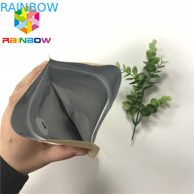 Aluminum Foil Stand Up Pouch Bags , k Stand Up Pouches Gravure Printing With Valve