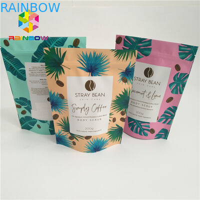 Aluminum Foil Stand Up Pouch Packaging , Runtz Stand Up Zipper Pouch Moisture Proof