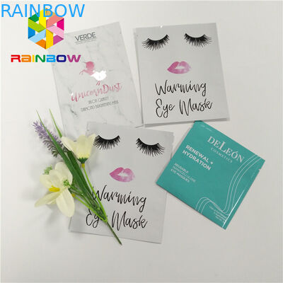 Three Side Seal Custom Printed Stand Up Pouches Aluminum Foil Cosmetics Bag