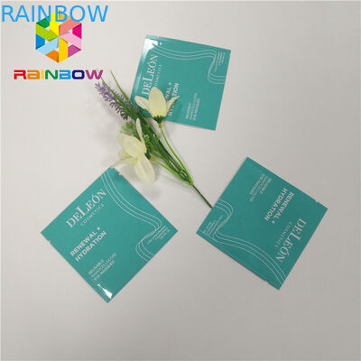 Three Side Seal Custom Printed Stand Up Pouches Aluminum Foil Cosmetics Bag