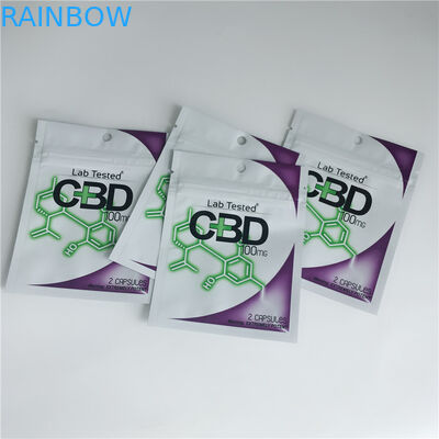 3.5 Gram Plastic Pouches Packaging Custom Label Printed CBD Cookies Resealable k