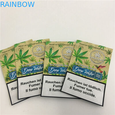 3.5 Gram Plastic Pouches Packaging Custom Label Printed CBD Cookies Resealable k