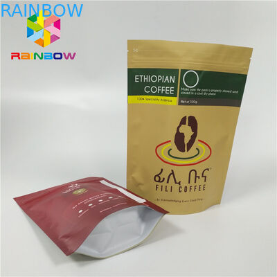 Laminated Material Food Plastic Pouches Packaging Aluminum Foil With Valve