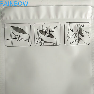 3 Side Seal Matte Stand Up Pouch Packaging , Stand Up Zipper Pouch Children Proof