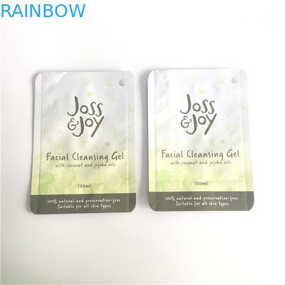 Heat Seal Aluminum Foil Bags Plastic Sachet For Skin Care Sample Facial Cream