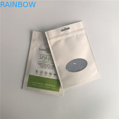 Scrub Packaging Customized Paper Bags Aluminum Foil Stand Zip Lock Kraft Paper Mylar Type