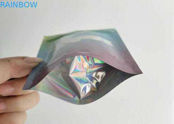 Smell Proof Plastic Pouches Packaging Weed Runtz Bag Gravure Printing With Clearly Window