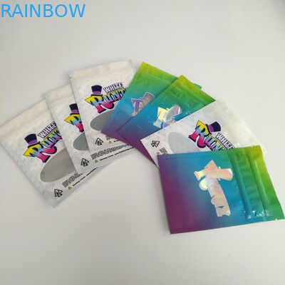 Mylar Runtz Sealed Plastic Bags Custom Printed For Cannabis Hemp Packaging