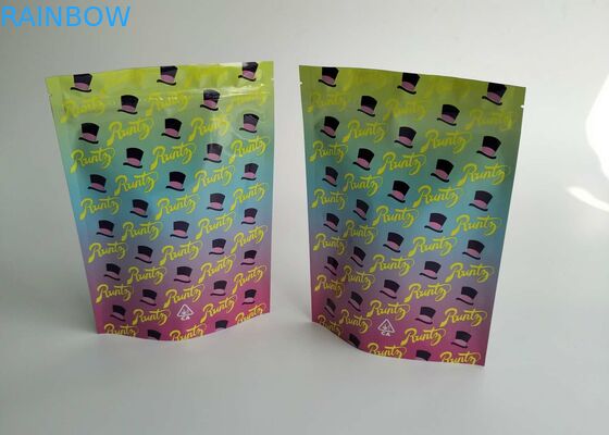 Zip Lock Design Custom Printed Stand Up Pouches Glossy Runtz Bag Smell Proof