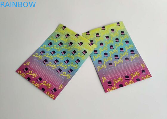 Custom Stand Up Plastic Pouches Packaging Cookies Weed Seed Bag Hologram k