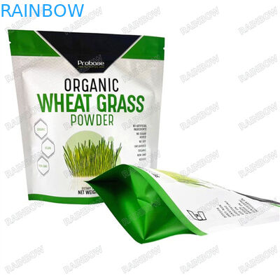 Eco Friendly Kraft Paper Bags Pla Material Zip Lock Bag With Logo Stand Up Pouch Durable High Quality Packaging Bag Stan