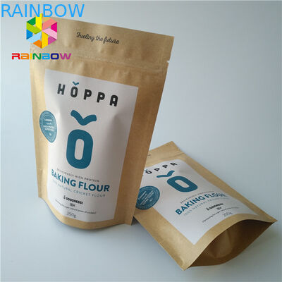 Stand Up Snack Food Packaging Bags Zip Lock Clear Plastic Pouch Transparent With Window