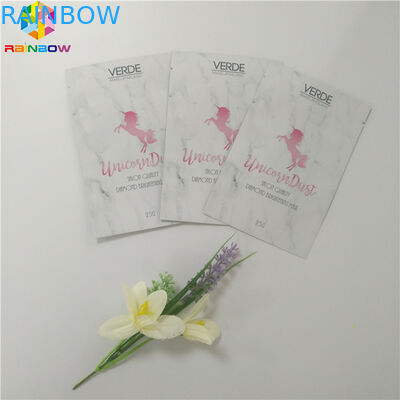 Facial Mask Cosmetic Packaging Bag Aluminum Foil Glossy Printed Surface Finish