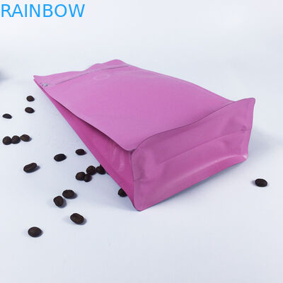 Customized Stand Up Zipper Pouch Bags Side Gusset Coffee Packaging CYMK Color