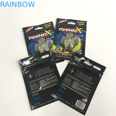 Food Storage Plastic Pouches Packaging Printed Foil Lined Grip Seal Clear Zip Lock