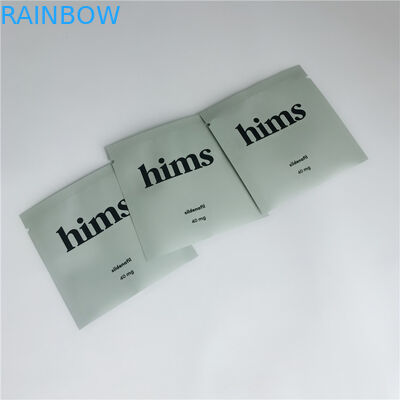 Food Storage Plastic Pouches Packaging Printed Foil Lined Grip Seal Clear Zip Lock