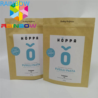 Coffee Weeds Stand Up Pouch Bags Custom Printed Paper Packaging Kraft Paper