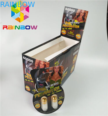 Premierzen Blister Card Packaging Custom Child Resistant Botton Lock 3D Card Paper Box