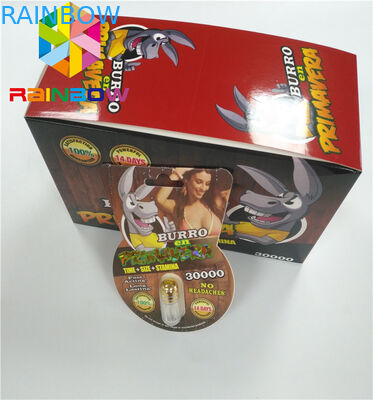 Premierzen Blister Card Packaging Custom Child Resistant Botton Lock 3D Card Paper Box