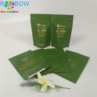 Salts Foil Pouch Packaging Zipper Top Stand Up k Bath Salt Bag Aluminum Foil