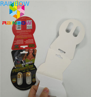 3d Lenticular Packaging Burro Brand Paper Card Box Single Double Hole Including Bottle