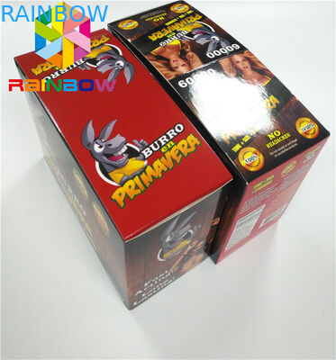 3d Lenticular Packaging Burro Brand Paper Card Box Single Double Hole Including Bottle