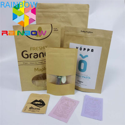 Moisture Proof Paper Box Packaging Heat Seal Kraft Paper Bag Eco - Friendly
