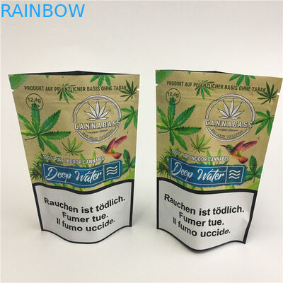 Food Grade Herbal Incense Packaging Stand Up Pouch Printed k Bag Customized