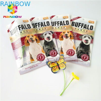 Glossy Finish Stand Up k Bags Three Sided Sealed Window Fleixble Packaging