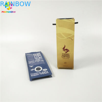 Coffee Beans Powder Packaging Printed Stand Up Pouches Plastic For Packaging Dry Beans