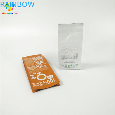 Coffee Beans Powder Packaging Printed Stand Up Pouches Plastic For Packaging Dry Beans