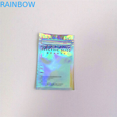 Gravure Pringting Stand Up Aluminum Foil Bag Hologram Packaging Bag For Cosmetics