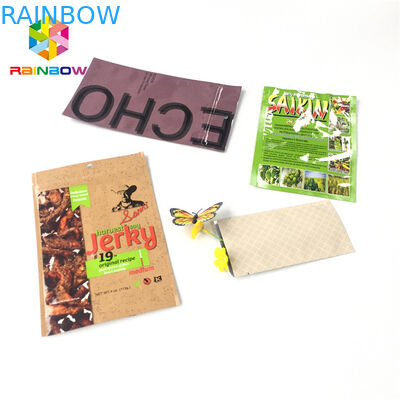 Resealable Foil Pouch Packaging Plastic Aluminum Foil Color Printing Three Side Seal