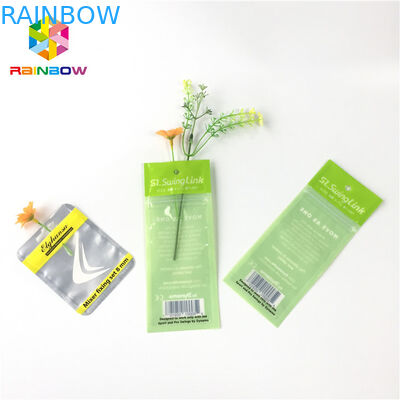Mylar Smell Proof Stand Up Pouch Packaging Self Seal Plastic Bag With Resealable Zipper