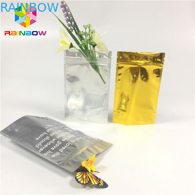Clear Front Doypack Foil Pouch Packaging Mylar Zip Lock Bag Cosmetic Sample Sachet
