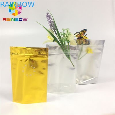 Clear Front Doypack Foil Pouch Packaging Mylar Zip Lock Bag Cosmetic Sample Sachet