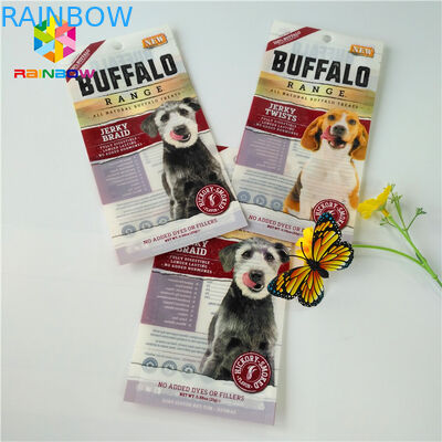 Smell Proof k Stand Up Pouches , Mylar k Bags For Pet Food Packaging