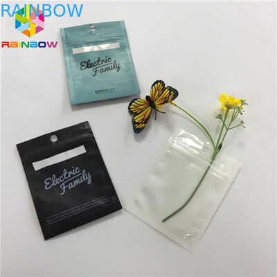 Transparent Clear Front Plastic Pouches Packaging Aluminum Foil Back Weed Mylar Bag