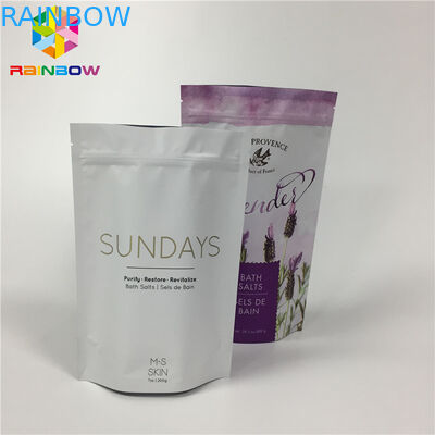 Matte Aluminum Foil Laminated Stand Up Zipper Pouch Bags For Dry Food Package