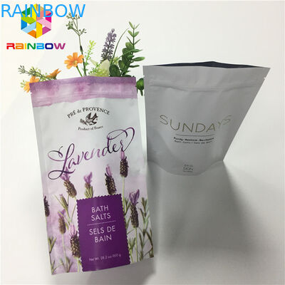 Matte Aluminum Foil Laminated Stand Up Zipper Pouch Bags For Dry Food Package